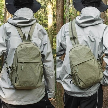新品特價✨多功能兩用胸包男女小型雙肩包戶外登山小揹包輕便防水旅行斜挎包高級感單肩包 托特包 側背包