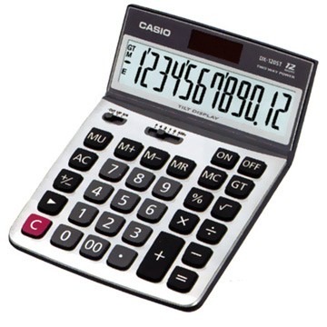 CASIO 12位數仰角桌上型計算機DX-120ST