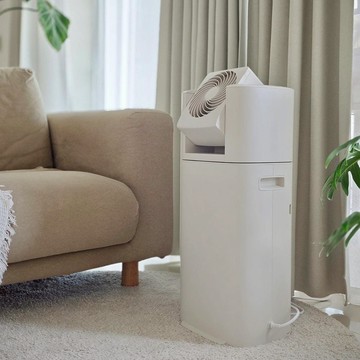 日本IRIS 乾燥循環除濕機 DDC-60｜暖風除溼 x 冷風循環扇 x 極致乾燥 象牙白色