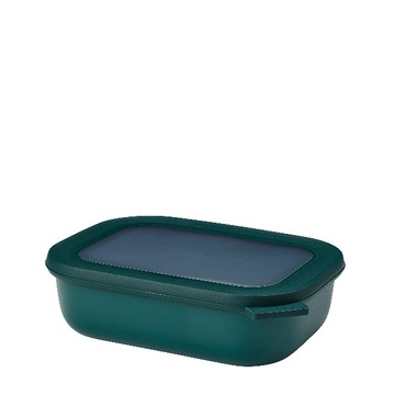 Mepal Cirqula 方形密封保鮮盒 1L(淺)-松石綠