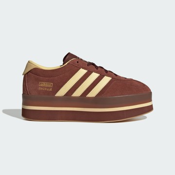 Adidas 愛迪達 Gazelle Stack W [JS3928] 女 運動休閒鞋 復古鞋 德訓鞋 厚底 增高 棕