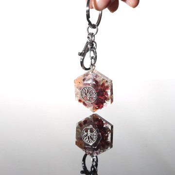 【客製化禮物】生命之樹六芒星鑰匙圈