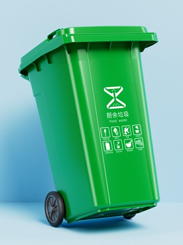 大號大容量商用戶外240升分類環衛帶蓋加厚掛車120小區物業