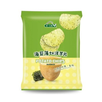 統一生機 海苔薄切洋芋片59.5公克/包(超商限2包)