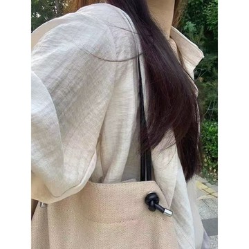 【佈小九】👚有貨👚 涼感冰絲高級灰防曬襯衫女輕薄飄逸休閒遮肉百搭長袖襯衣外穿 夏季女裝 女生衣服 襯衫 長袖上衣 上