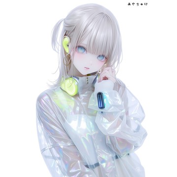 【5 月新品 3】07-124-0124 人物貼紙 賽博龐克風格