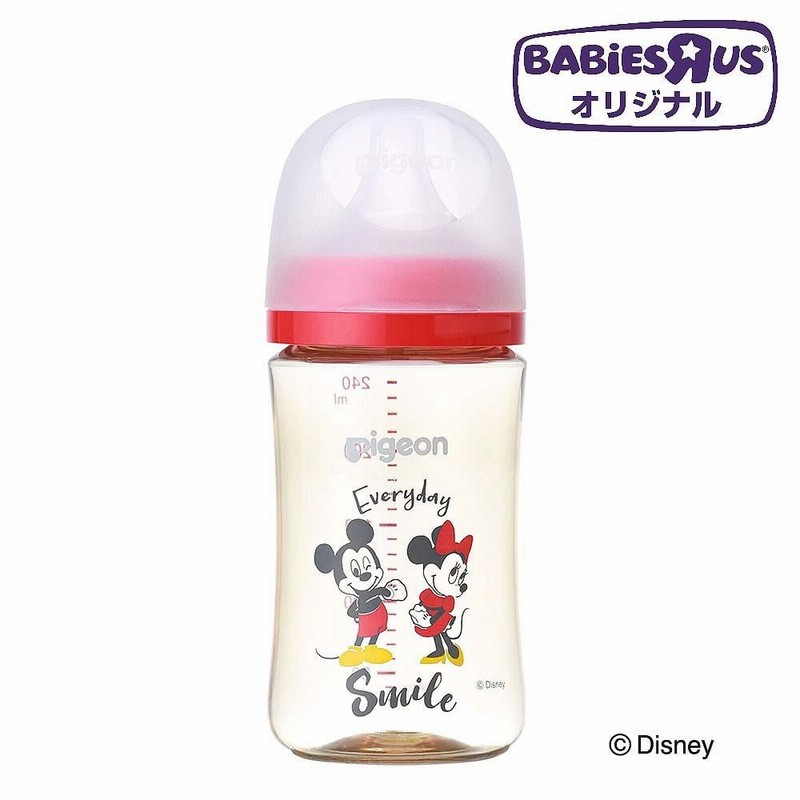 ベビーザらス限定 母乳実感 哺乳びん プラスチック 240ml Disney Toy 通販 Lineポイント最大1 0 Get Lineショッピング