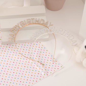 生日快樂髮圈-兩色任選