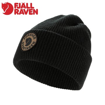 【Fjallraven 小狐狸 Bergtagen Forever Wool 羊毛帽《黑》】F13100187/針織帽/毛帽