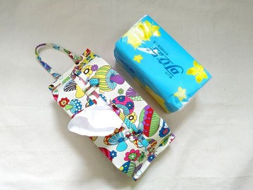 彩色蘑菇  活動可掛式 /面紙套/露營用/車用/寶寶推車用