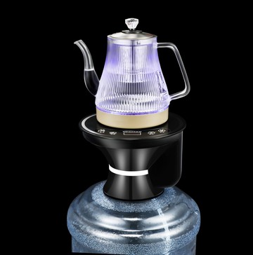 優樂悅~美能迪桶裝水可加熱燒水自動上水式電熱燒水壺家用不銹鋼煮水壺手沖壺 茶壺