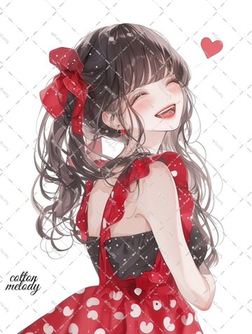 original sticker no.6244 人物貼紙 原創貼紙 人物貼紙 女孩貼紙 原創人物貼紙