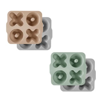 土耳其 Minikoioi XO造型矽膠模具2入組(多色可選)烘培模具|親子DIY