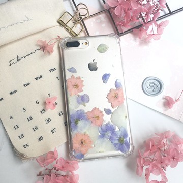 想入飛飛(粉紅版)  夢幻浪漫壓花手機套