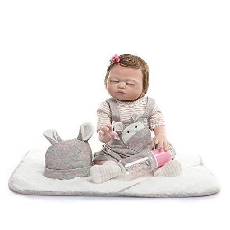 Zero Pam 20 Inch Newborn Sleeping Baby Girl 55CM Reborn Baby Dolls