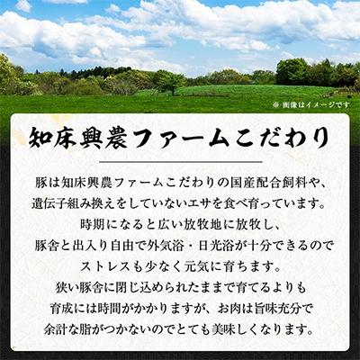 ふるさと納税 標津町 豚ロース味噌漬け1kg