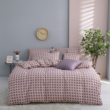 Blue Cat 藍貓 雙人薄被套 100%超細聚酯纖維 舒柔棉床包  180 x 210cm  艾瑪士