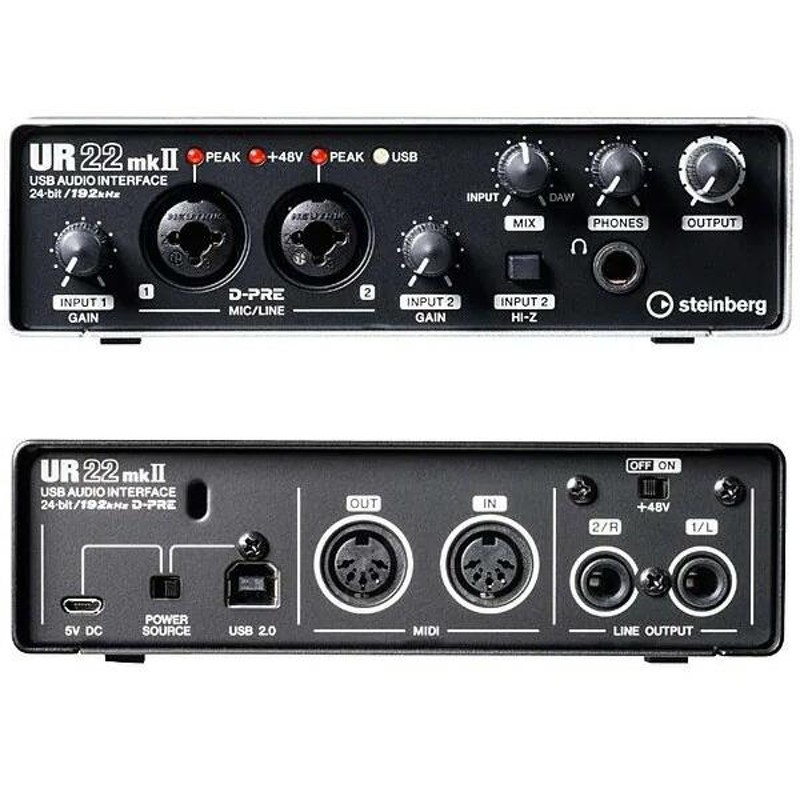 steinberg オファー スタインバーグ オールインワン セット ur22mkii recording pack