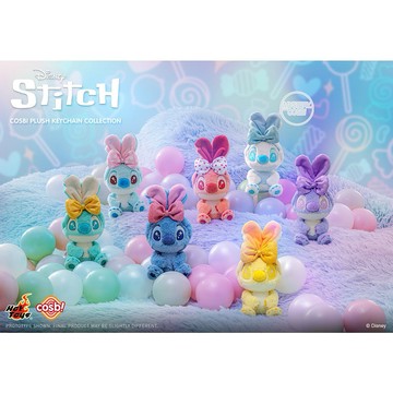 【野獸國】史迪奇 蝴蝶結造型 Q版絨毛吊飾 盲盒單入｜HOT TOYS PPLU066N