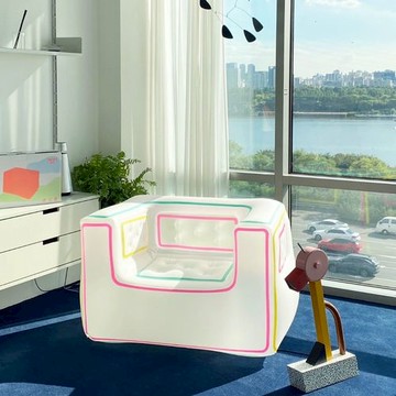 Lightree｜DREAMI SOFA 夢幻空氣沙發椅-NEON（霓虹色邊框）