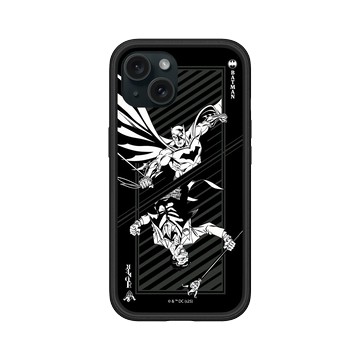 iPhone 15 Mod NX 黑 - Batman 蝙蝠俠 - 小丑與蝙蝠俠撲克牌