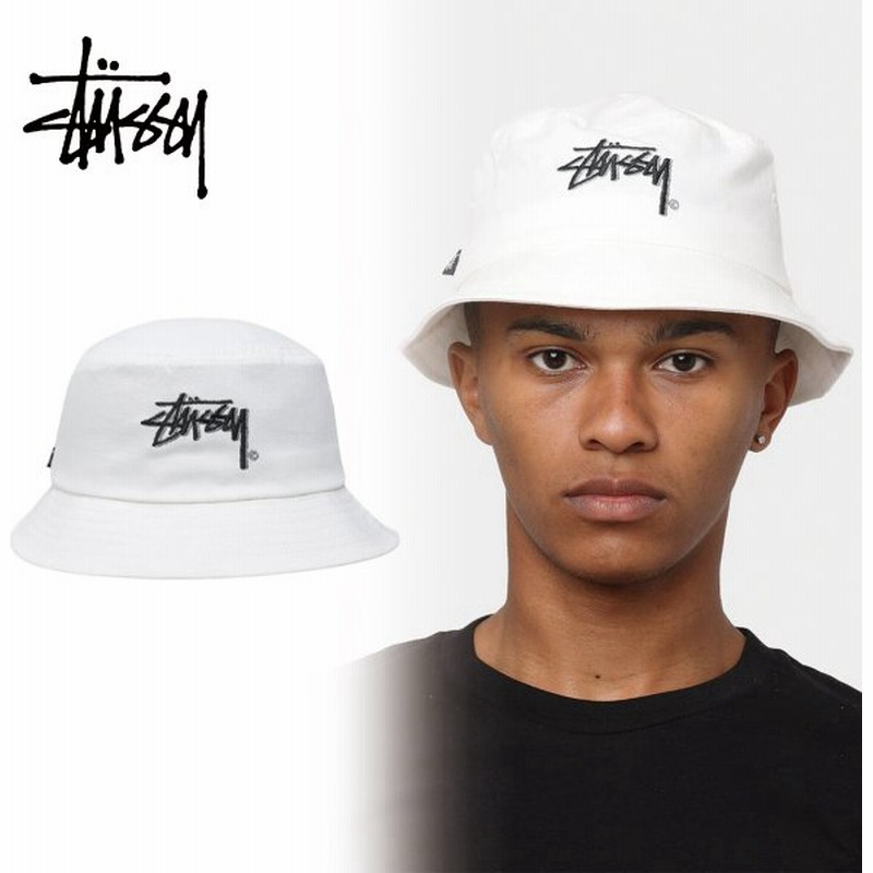 Stussy ステューシー キャップ Stock Shadow Bucket Hat 帽子 White ロゴ 人気 ぼうし ビッグ バケット ハット アクセサリー メンズ ユニセックス 正規品 帽子 通販 Lineポイント最大0 5 Get Lineショッピング