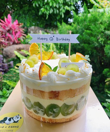 葡萄客製化戚風蛋糕 鑠甜點  自取外送 生日蛋糕 蛋糕 甜點 禮物