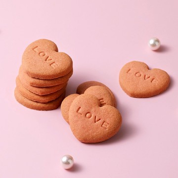 【喜憨兒】婚禮小物推薦 LOVE愛心餅乾 I 100片組