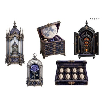 【9 月新品】20-154-0076 剪裁紙張 瘋狂哥德萬聖節
