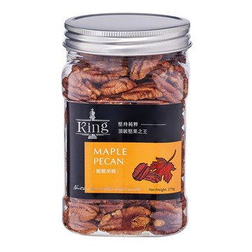 盛香珍 King堅果之王-楓糖胡桃270g/罐