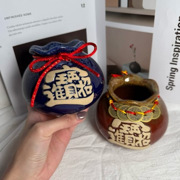 眾多款式✅鶯歌陶瓷聚寶盆✨台灣國貨🇹🇼風水必擺聚寶盆🫶可搭配 晶洞 紫水晶洞 貔貅 鹽燈❤️
