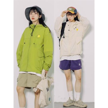 RCDB山系戶外UPF50+防紫外線防曬皮膚衣男女BF寬松薄款工裝短外套