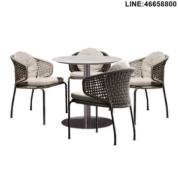 藤編桌椅 沙發椅 戶外家具 酒店家具 度假村家具 戶外沙發 庭院家具 躺椅 戶外桌椅組合 休閒家具 露營桌椅 商用家具 現代休閑桌椅三件套戶外藤編家具奶茶店桌椅組合咖啡廳藤編鐵藝椅 支持訂製 免運到府 快速出貨