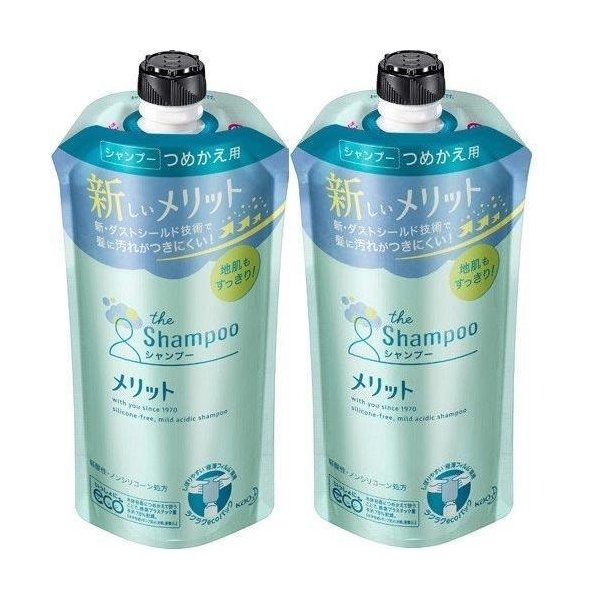 つめかえ ペアセット 花王 メリット シャンプー コンディショナー つめかえ用 ペアセット 340ml 340ml 通販 Lineポイント最大get Lineショッピング