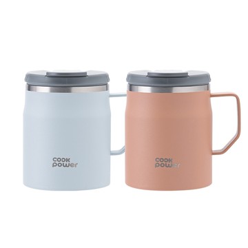 【CookPower 鍋寶】買1送1_真空內陶瓷辦公杯400ml_三色任選