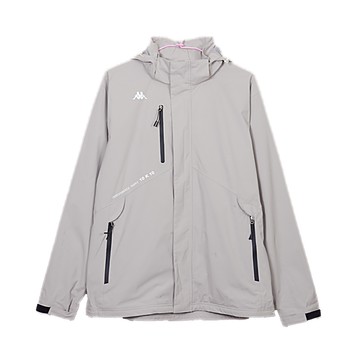 KAPPA 義大利時尚防水透濕 10K保暖 中性雙層風衣 淺棕色/內裡 磚灰331Z84WTB7