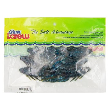 GENE Larew 3.5吋 海獺尾蟋蟀 8入  咖啡背 + 藍腹  1包