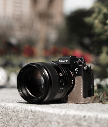 手掌紋皮革相機底座 for SONY a9 III / A1 II
