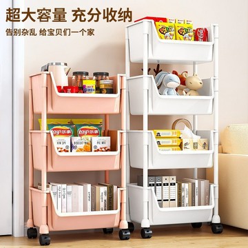 YOG-理髮推車小推車置物架家用零食客廳浴室收納書包移動廚房蔬菜意賽 CKZO