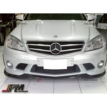JPM 全新 賓士 M-Benz W204 前期 C63專用 GH款 CARBON 碳纖維材質 前下巴 前唇 擾流板