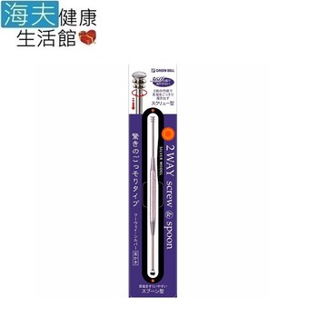 海夫日本gb綠鐘 匠之技鍛造不銹鋼360度旋轉耳拔(銀.l115mm)(g-2158)(三包裝)