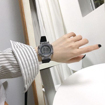 手錶 電子錶 運動錶 機械錶 防水手錶 ins超火的手表女學生韓版簡約潮流ulzzang運動休閑夜光防水電子表交換禮物