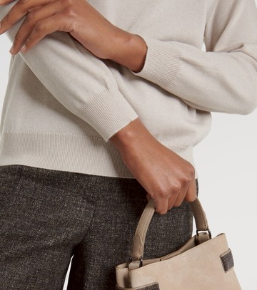 Brunello Cucinelli Ribbed-knit cashmere turtleneck top