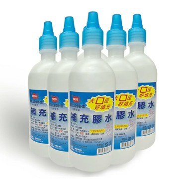 PASS 巴士 史萊姆專用原料 補充膠水 台灣製造  6瓶 / 組 NO.1205-H