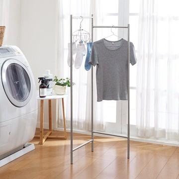 PORISH 室內用極簡輕量折疊式晾衣架/衣帽架-DIY 單一規格