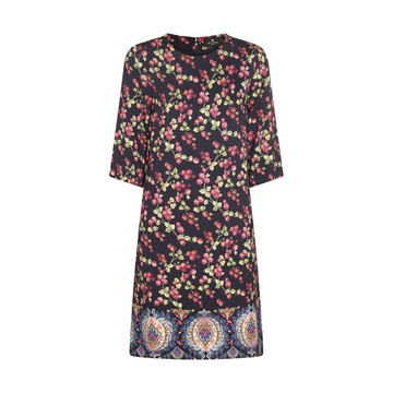 Etro - Blue And Multicolour Tunic Dress