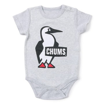 CHUMS Baby Logo Rompers 嬰幼 包屁連身服 灰-CH271025Z051