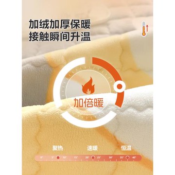 牛奶絨床蓋冬季珊瑚絨單件加厚夾棉加絨床單防滑不移位a類母嬰級