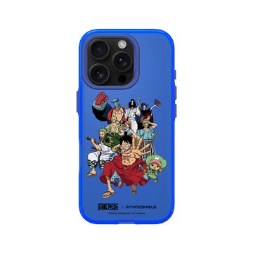 iPhone 16 Pro Clear 激光藍 - 航海王 One Piece - 和之國系列-草帽海賊團