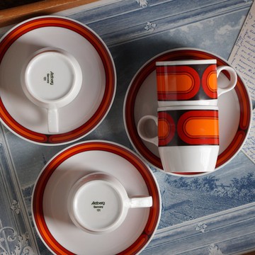 德國Arzberg普普風咖啡杯組